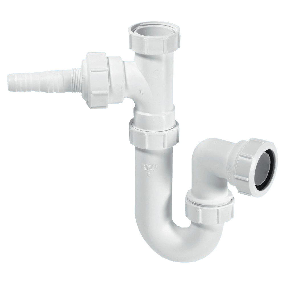 McAlpine WM1 Sink Trap With V33L Tee Piece 1½” M Markovitz Limited