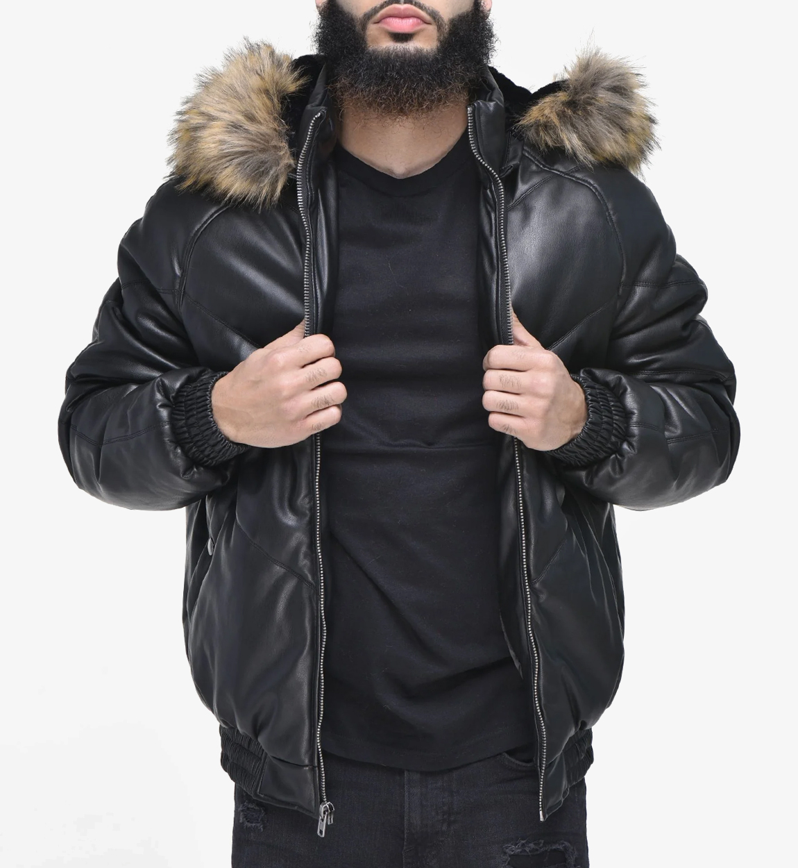 Best Cheap Leather Jackets Mens Marko Woolen Leather