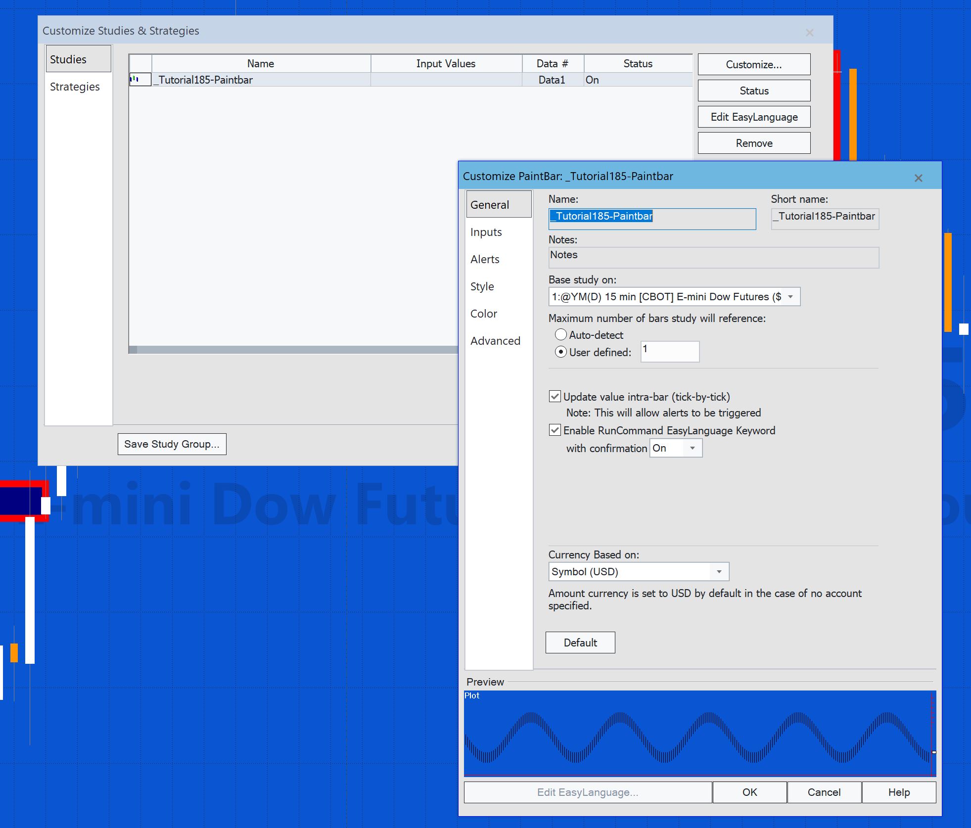 Tutorial 185 Changing the TradeStation DataTip when hovering over