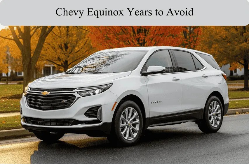 Chevy Equinox Years to Avoid: A Complete Reliability Guide & Common