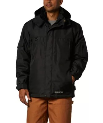 Mens Toggle Coat With Hood