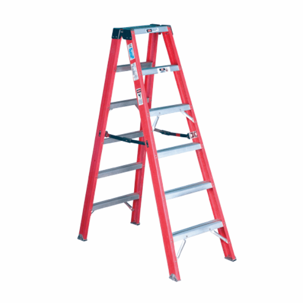 Fiberglass Step Trestle Ladder (FM1000) Fibreglass Ladders