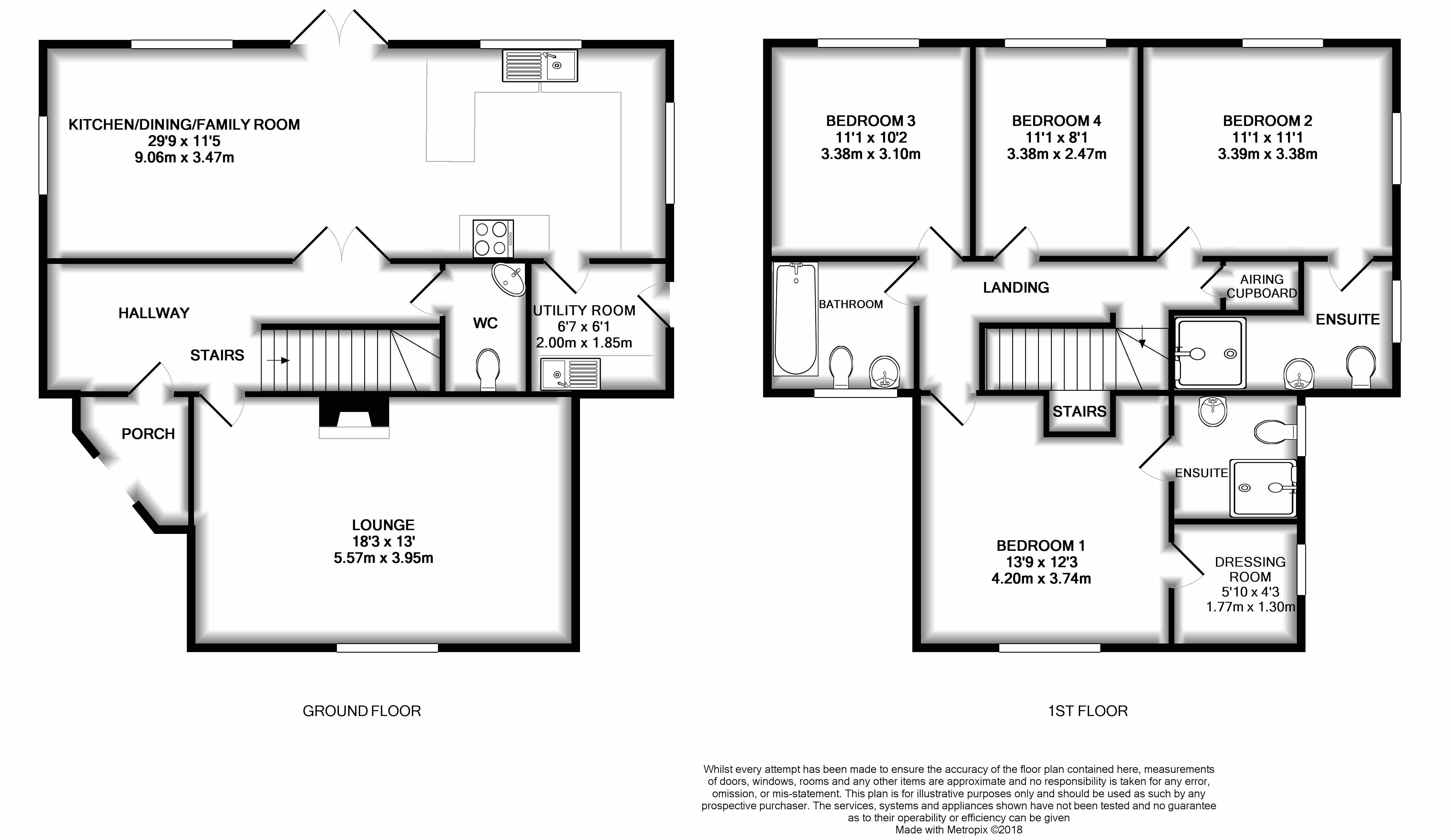 Plot 1 Floorplan Marks & Mann