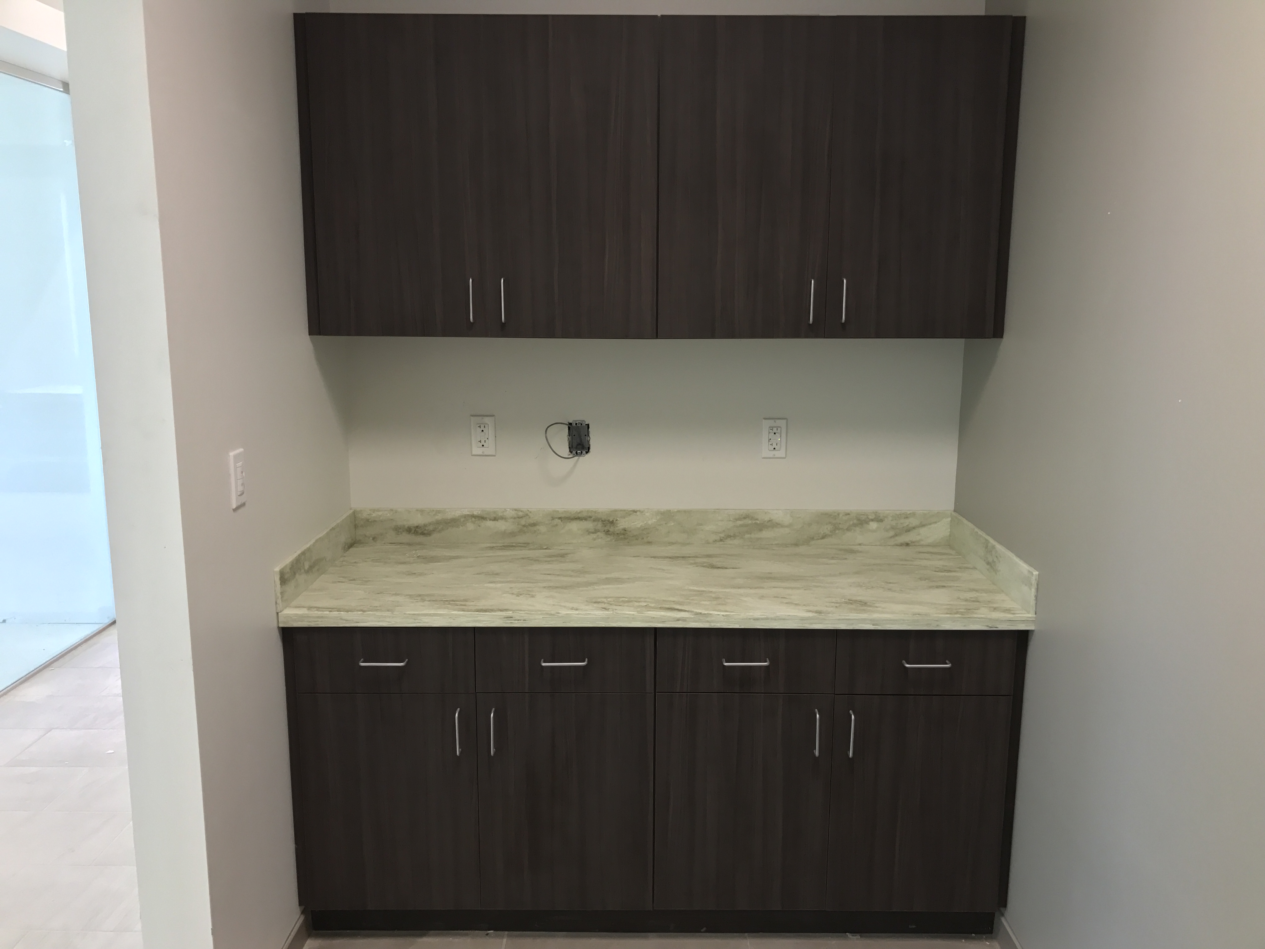 Office Breakroom and Workroom Mark's Custom Woodwork