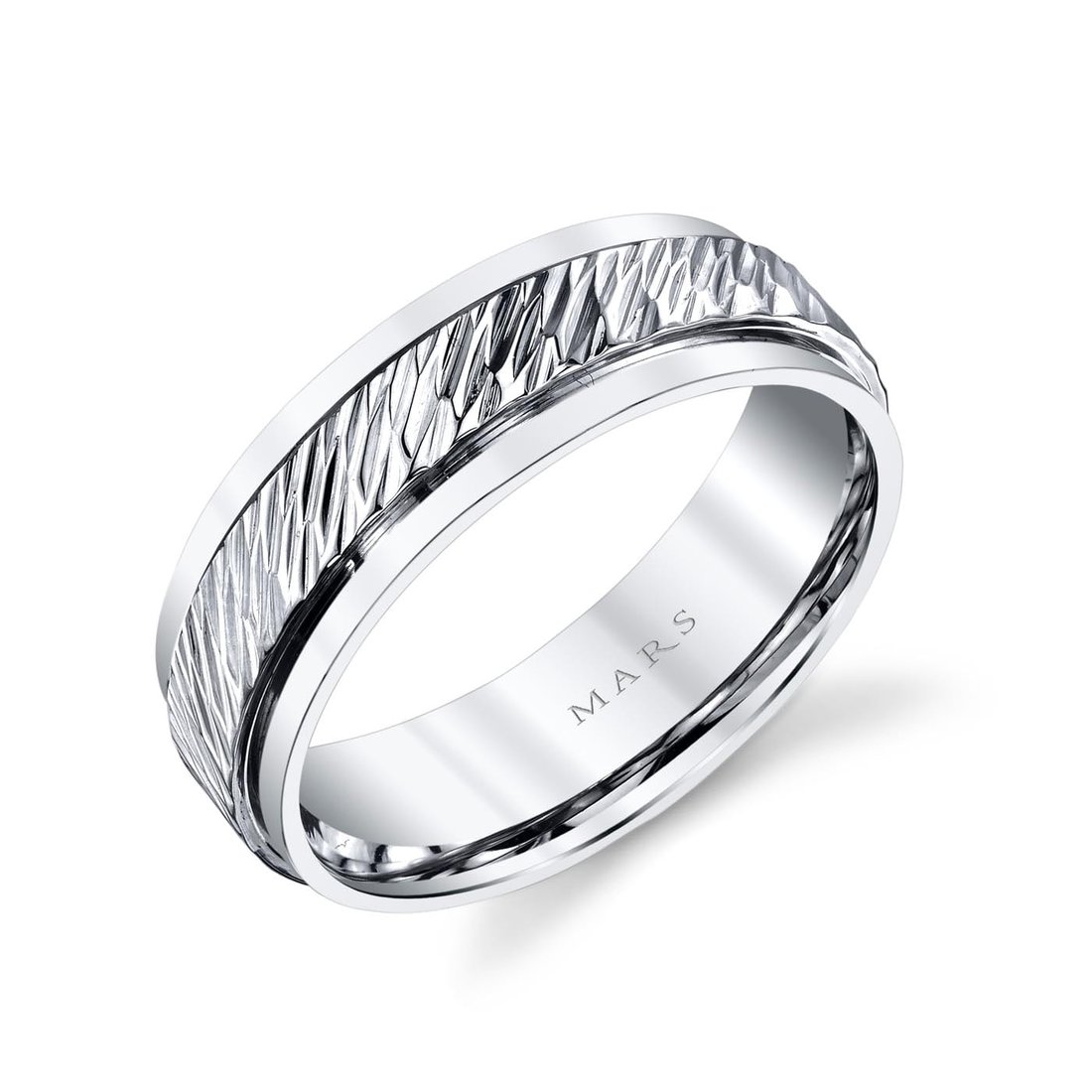 Men's Modern Wedding BandStyle MARSG104 Mark's Diamonds