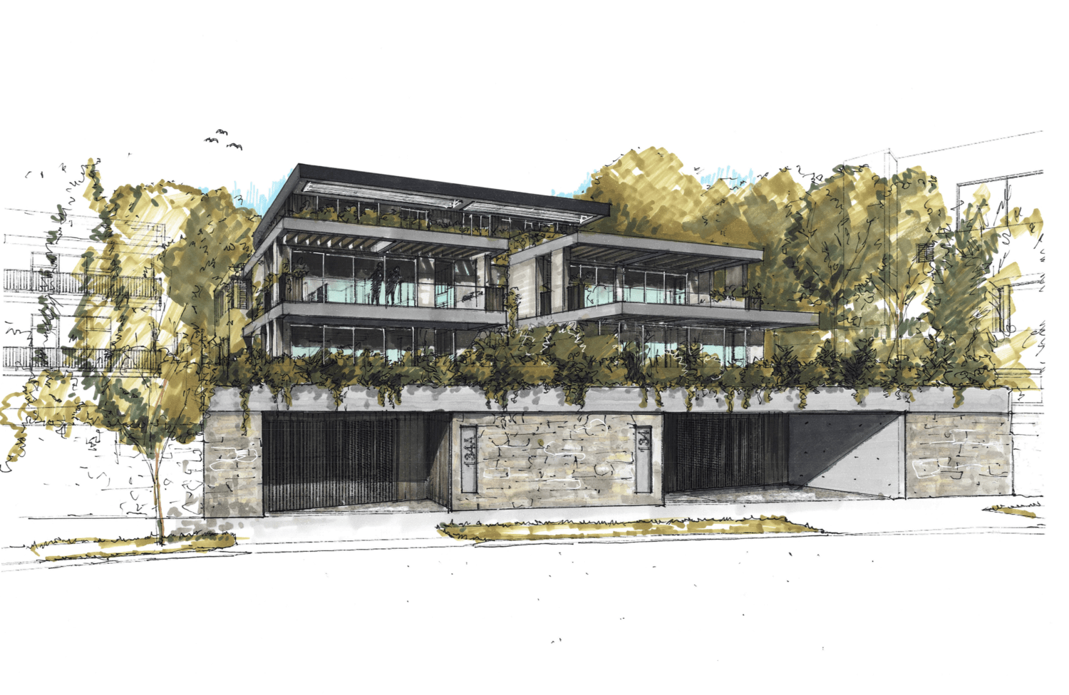 Bellevue Hill Duplexes Mark Shapiro Architects