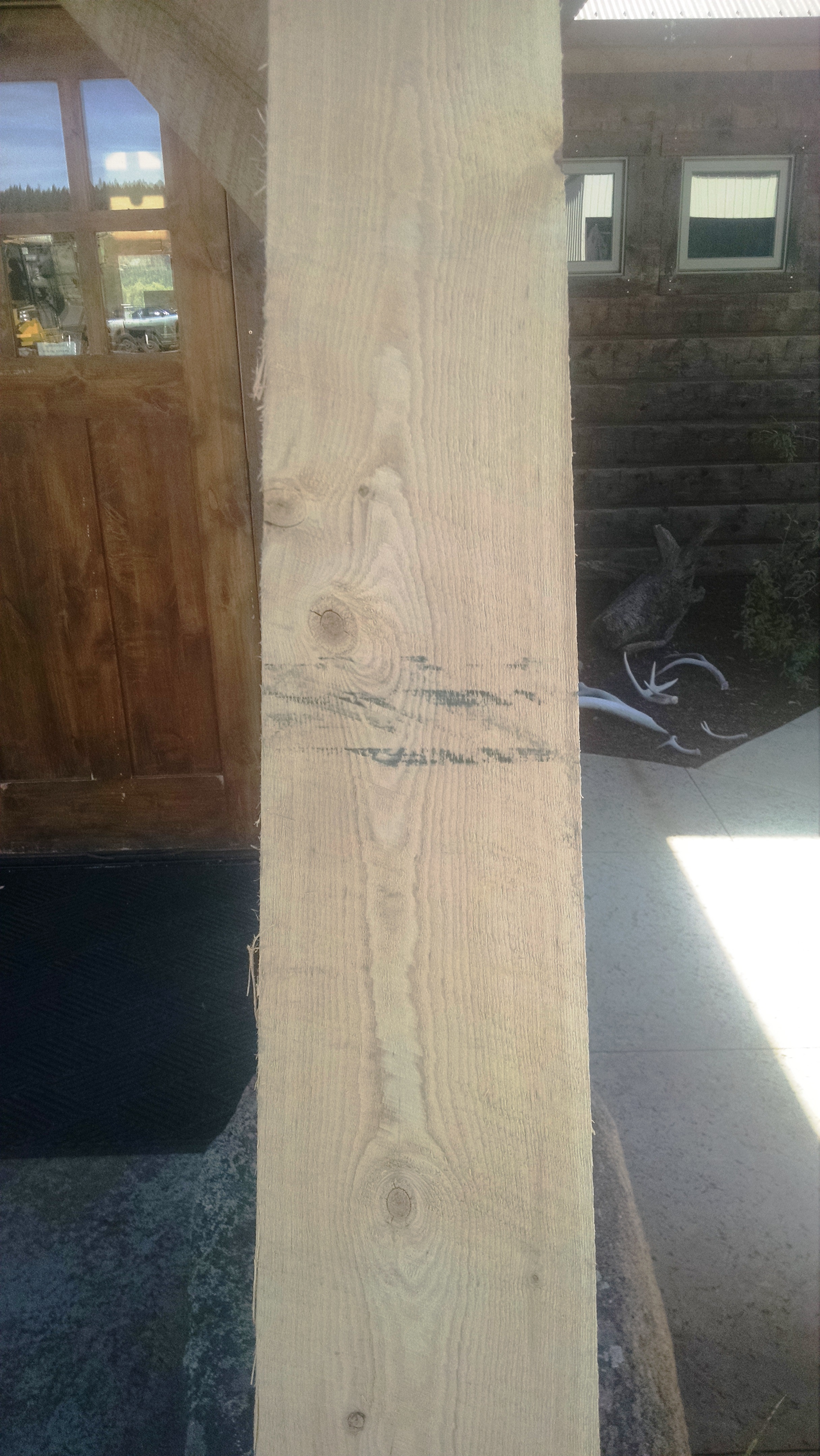 What are those ugly black marks on lumber? Marks Lumber