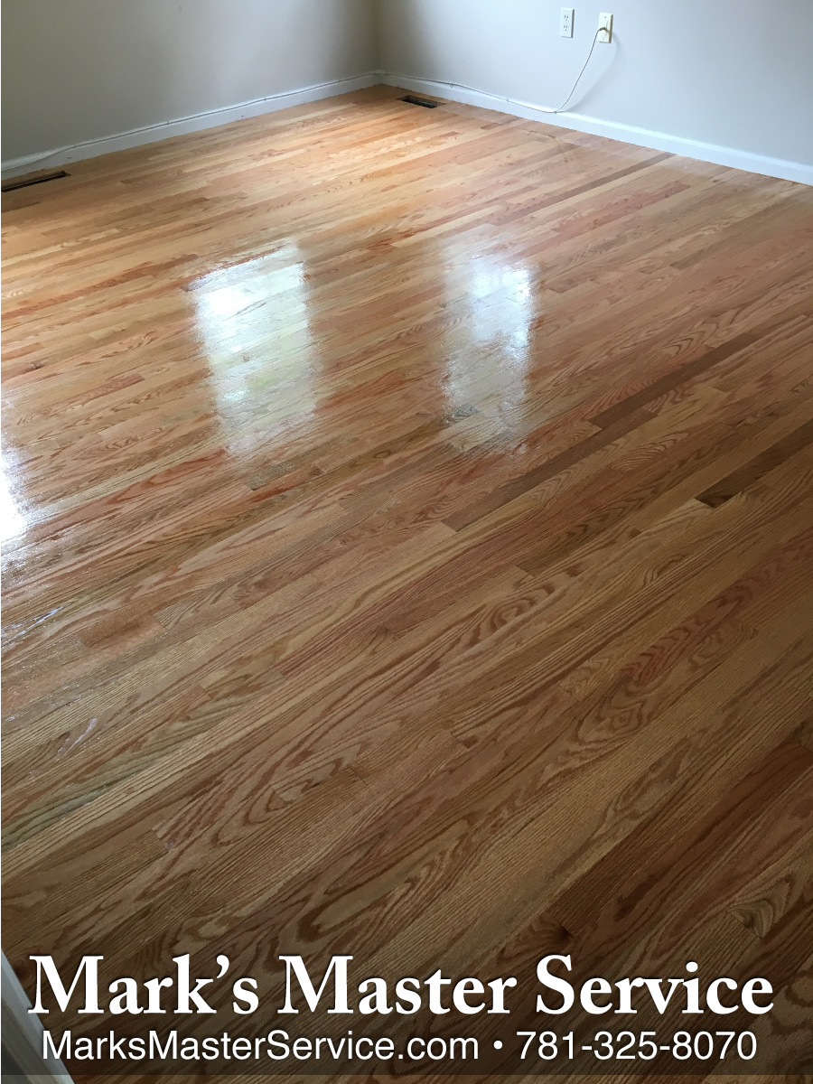 Red Oak Floor Installed in Wilmington MA Mark's Master Service