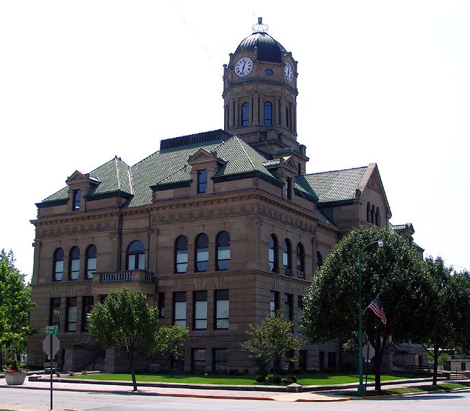 Auglaize County Courthouse In Ohio.