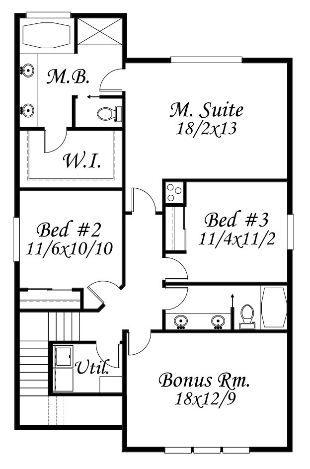 Allison House Plan Two Story Transitional Lodge Tudor Style Home Design