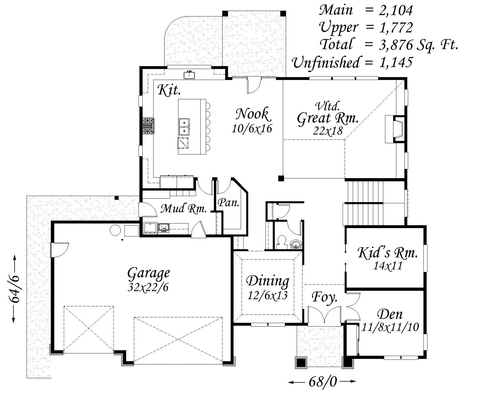 Grayson House Plan Two Story Traditional Craftsman Home Design