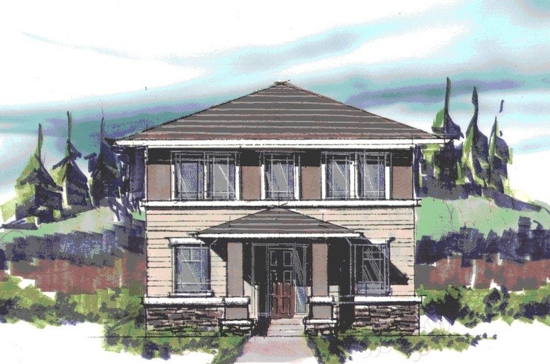 Muirwood House Plan Two Story Contemporary Craftsman Home Design