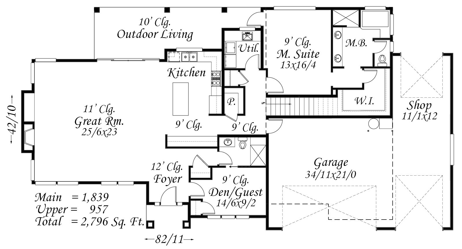 Longfellow House Plan Two Story Craftsman Modern Home Design