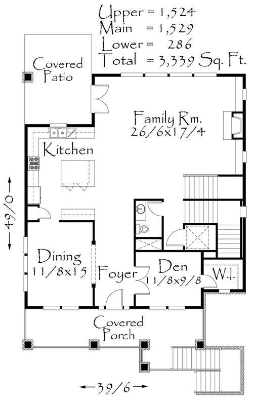 Ambrose House Plan Three Story Traditional Country Style Home Design