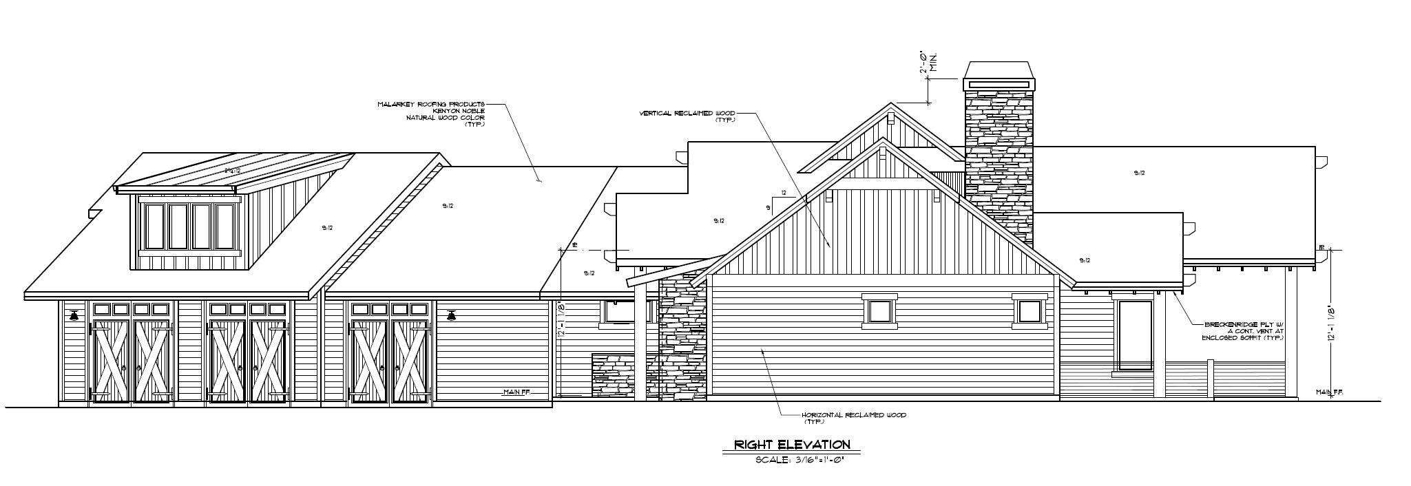 Telluride House Plan 11/2Story Mountain Lodge Home Design ADU MB3506