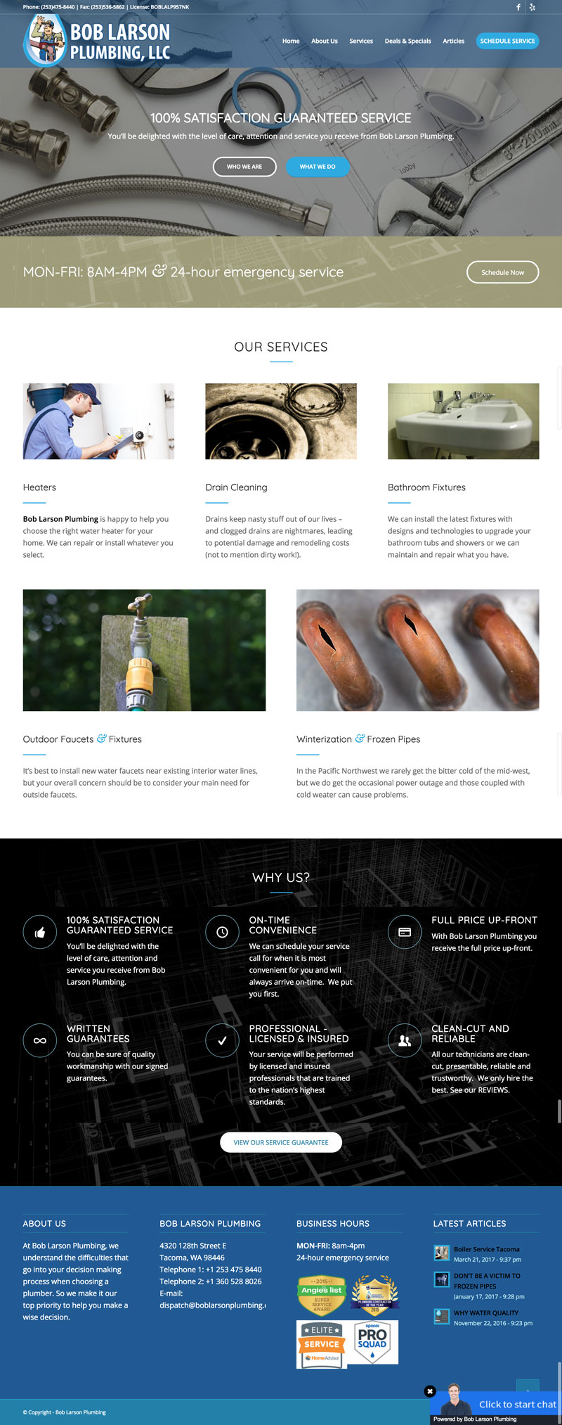 Bob Larson Plumbing Mark Ward Design