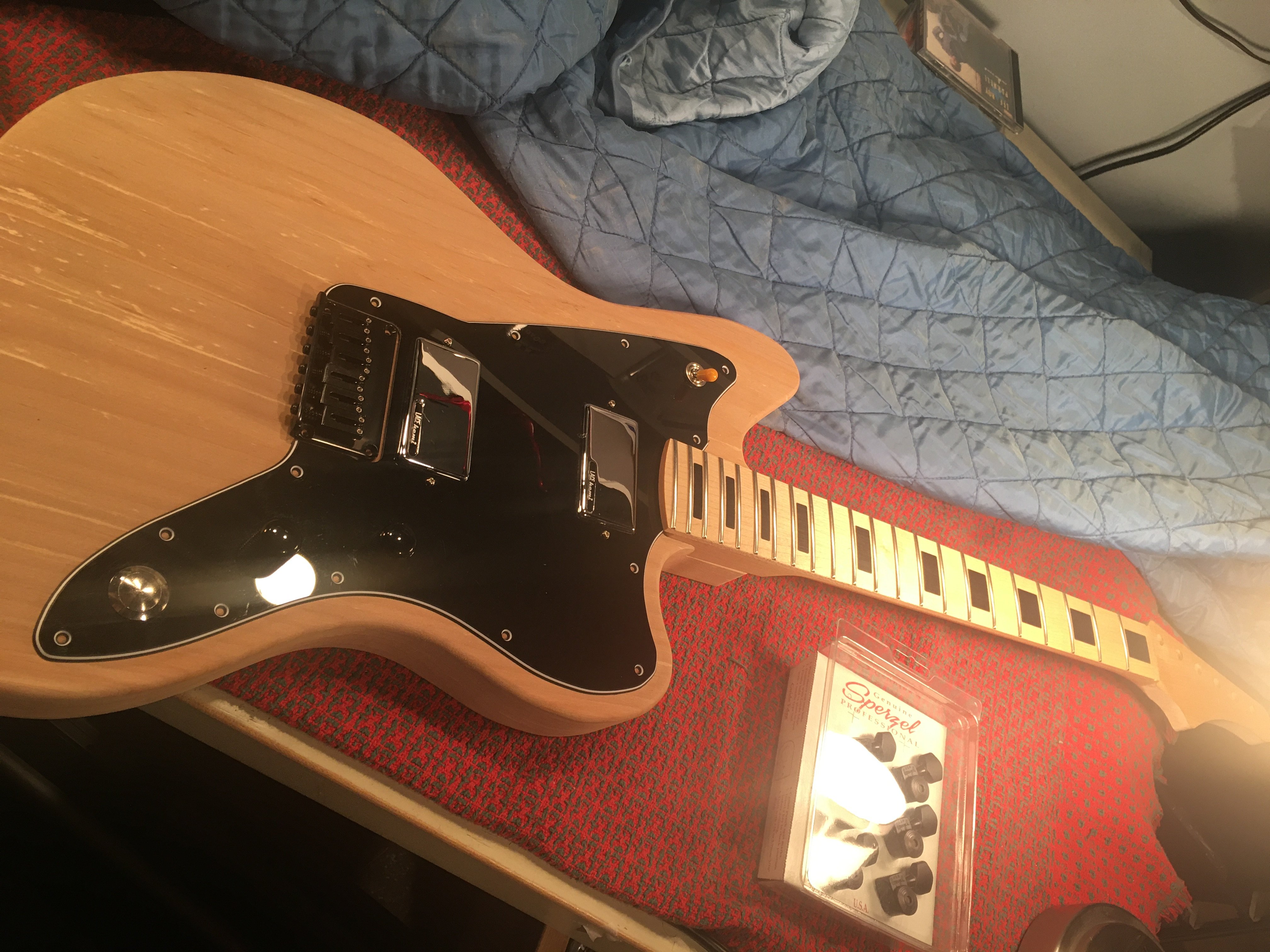 I’m staining a guitar with shoe polish Mark Wein Guitar Lessons