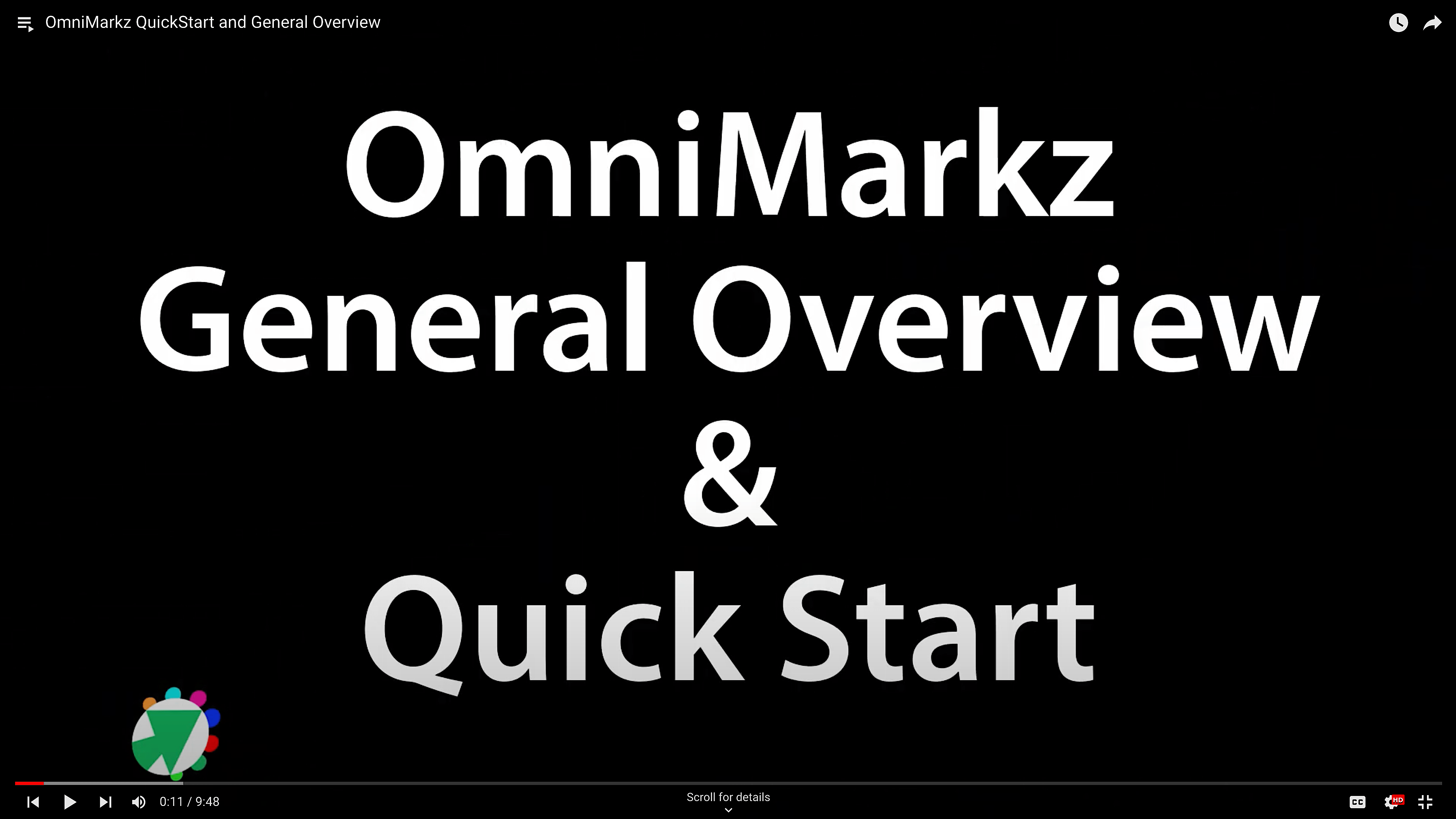 OmniMarkz QuickStart and General Overview
