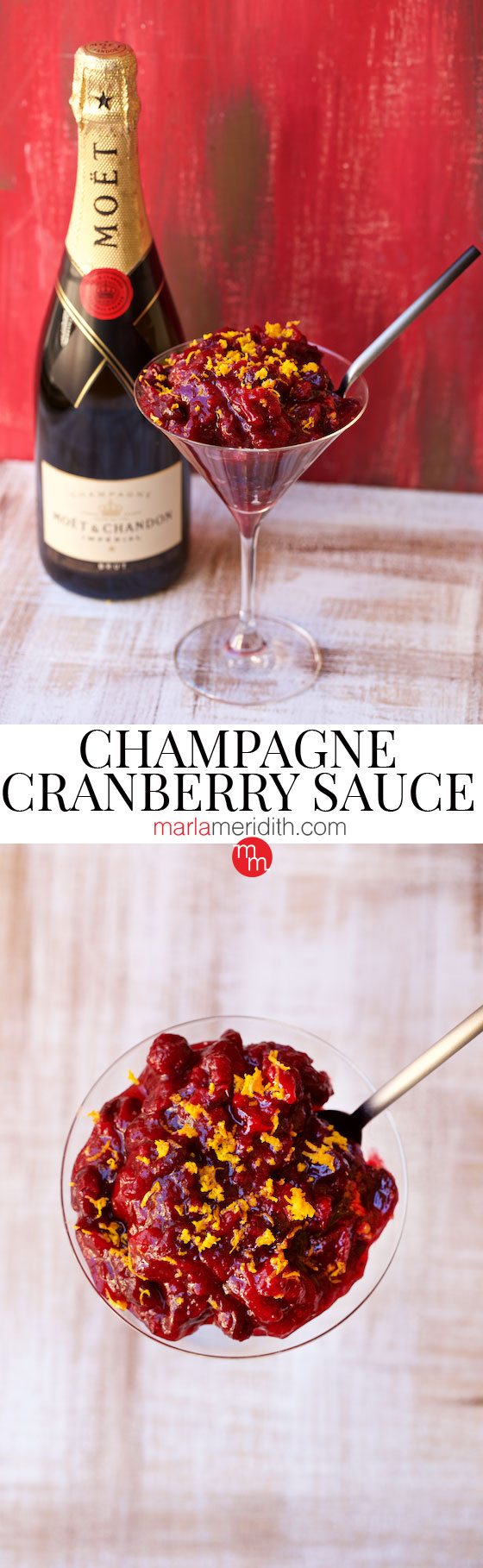 Champagne Cranberry Sauce Marla Meridith