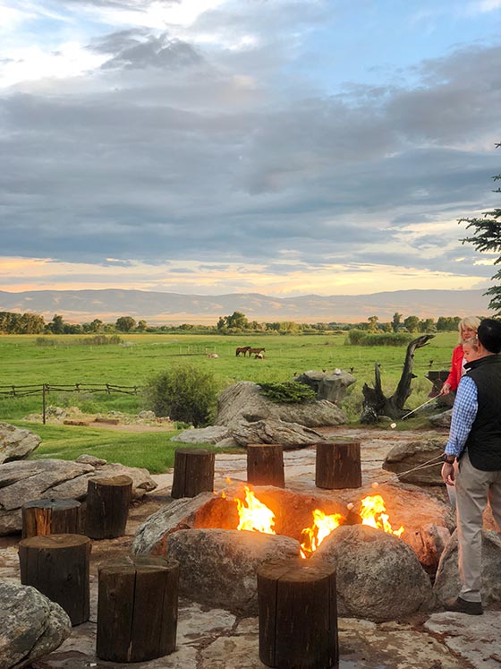 Brush Creek Ranch in Saratoga, Wyoming. Luxury, adventure travel