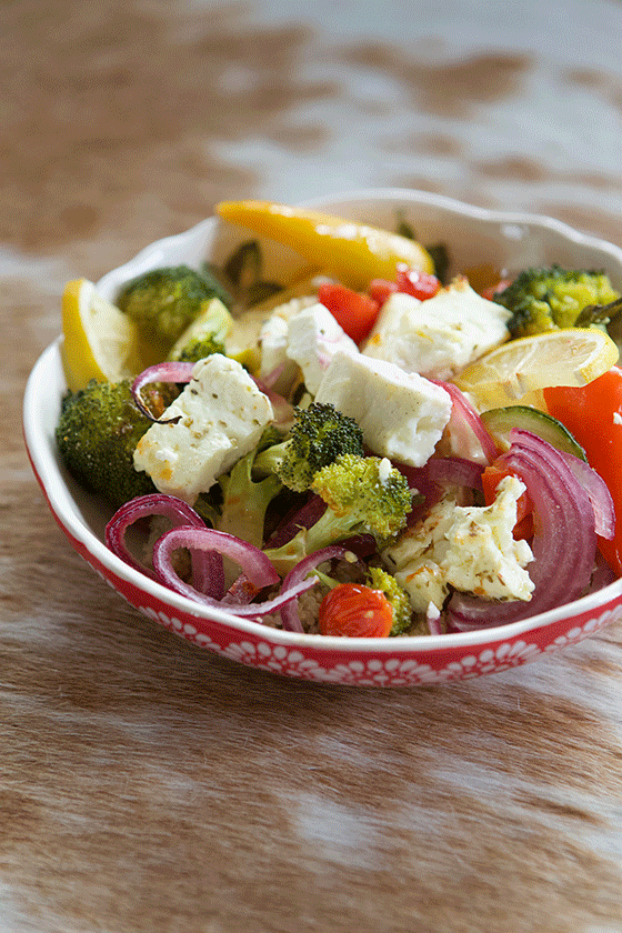 Recipe Sheet Pan Roasted Veggies with Feta Marla Meridith