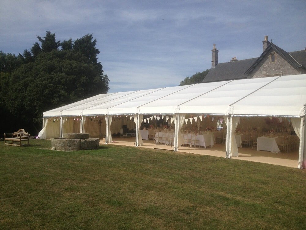 Beautiful Wedding Marquees for hire in Devon Marldon Marquees