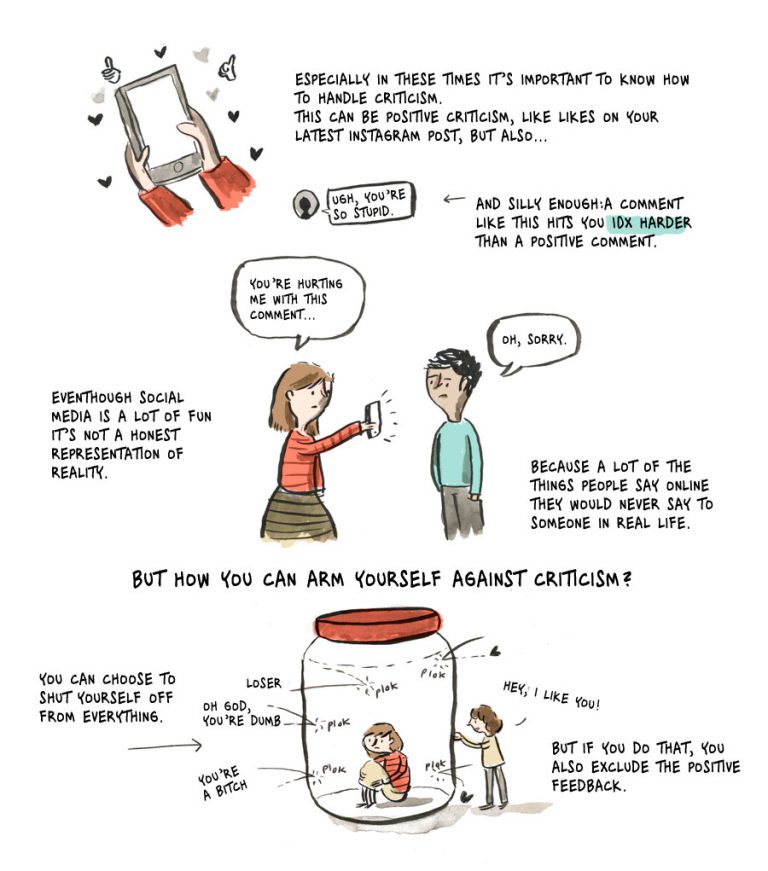 How to handle criticism, by Marloes De Vries