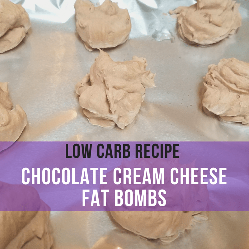 Chocolate Cream Cheese Fat Bombs Low Carb Recipe Marlo Gets Fit