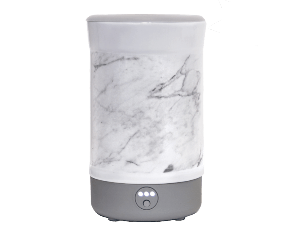 Wax Warmer with Timer Marble Marlowe Candle Company