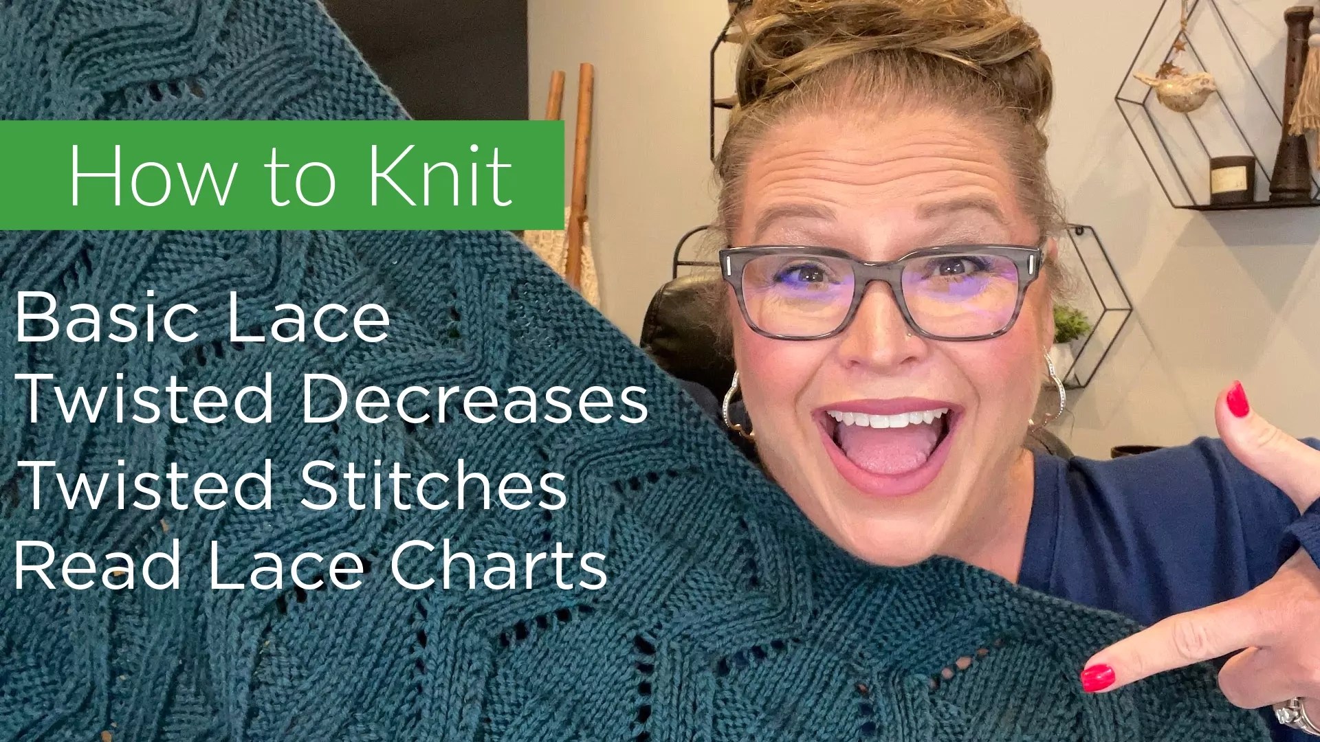 How to Knit Lace with Twisted Stitches Marly Bird