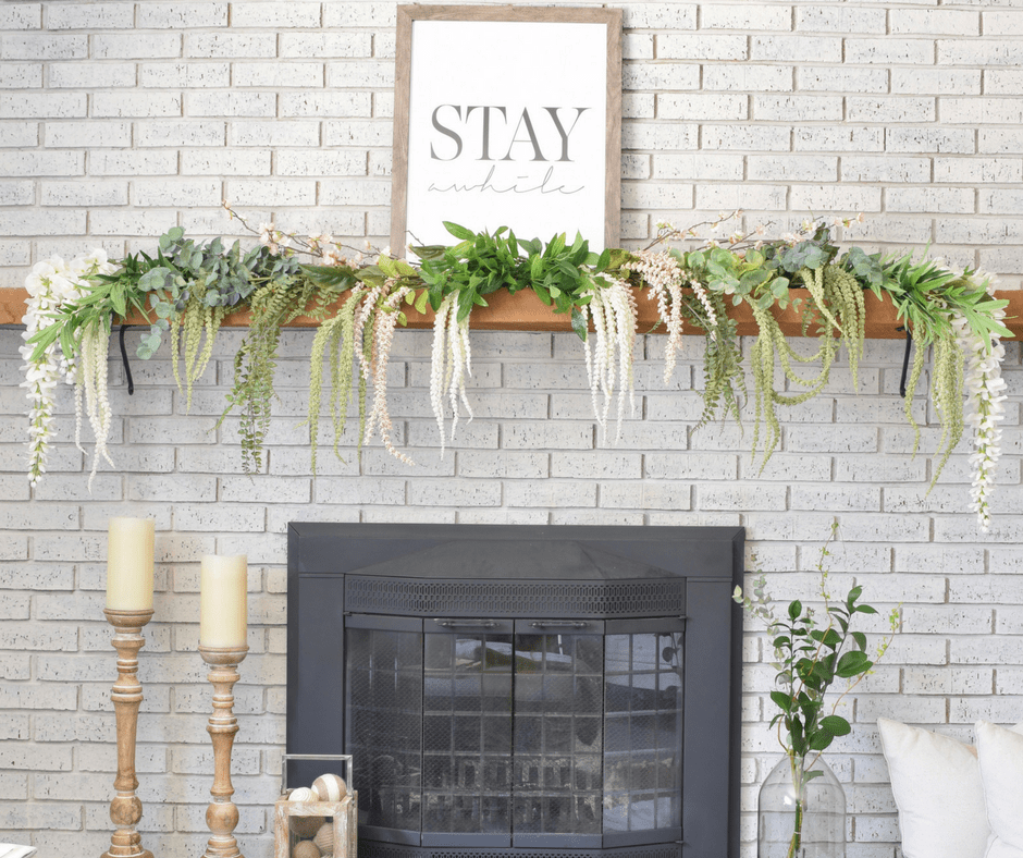 18 Spring Mantel Decorating Ideas You'll Want to Copy A Brick Home by