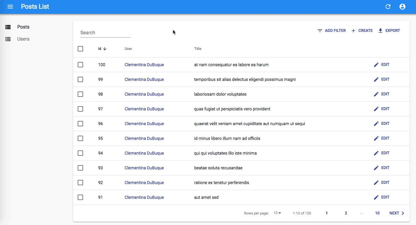 Reactadmin My First Project Tutorial