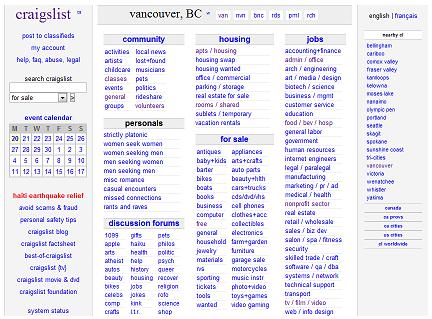 Useful Resources #1 – Craigslist | Marmite To Maple