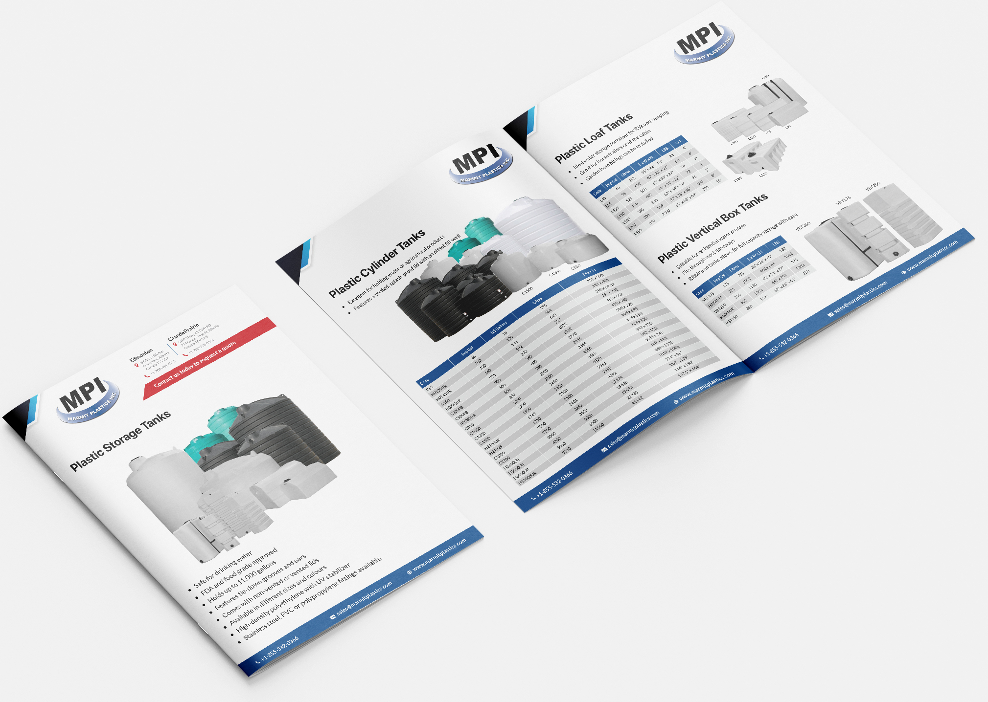 Plastic Storage Tanks Marmit Plastics Inc