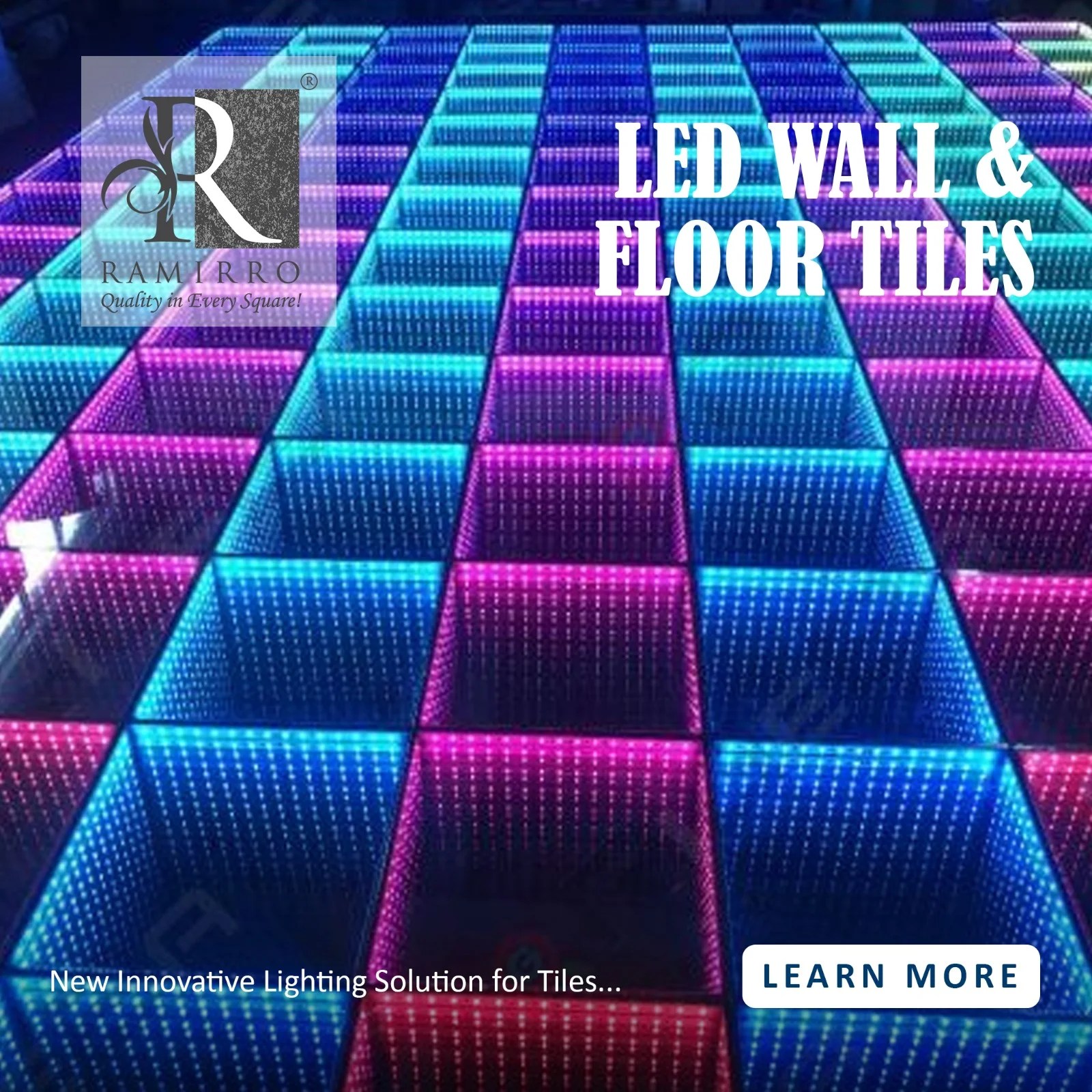 New Innovative Lighting Solution for Tiles LED Wall & Floor Tiles