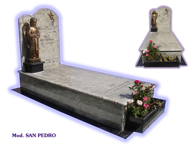 Sepultura de tierra modelo San Pedro Marmolería Norte