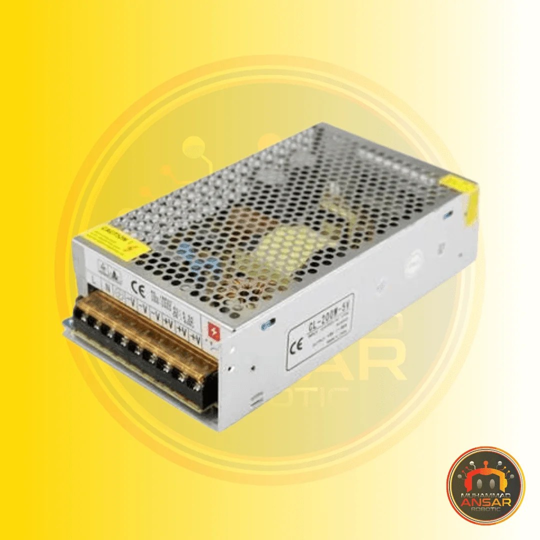 INVENTO 1Pcs 5V 40A 200W DC Power Supply SMPS AC to DC Converter for