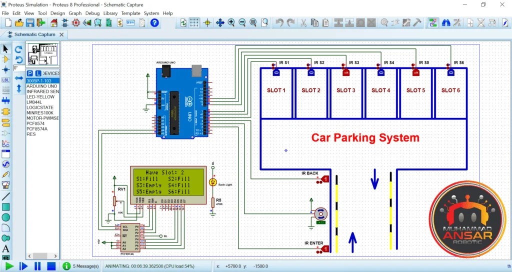 Automatic Car Parking System Using Arduino And I2C LCD Display – MA Robotic