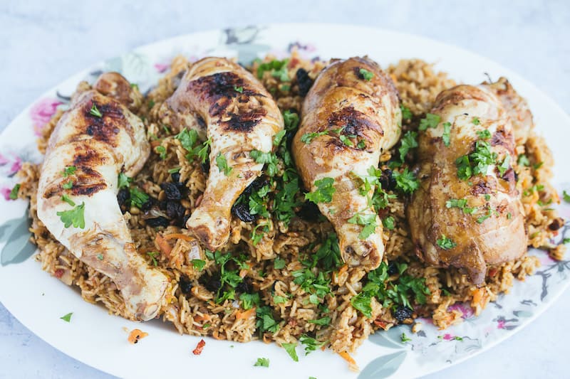 Saudi Arabian Kabsa {Chicken and Rice}