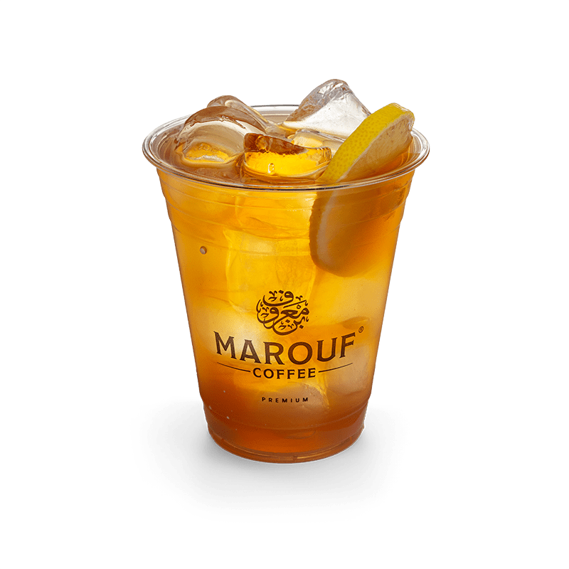 Peach Iced Tea Marouf Coffee