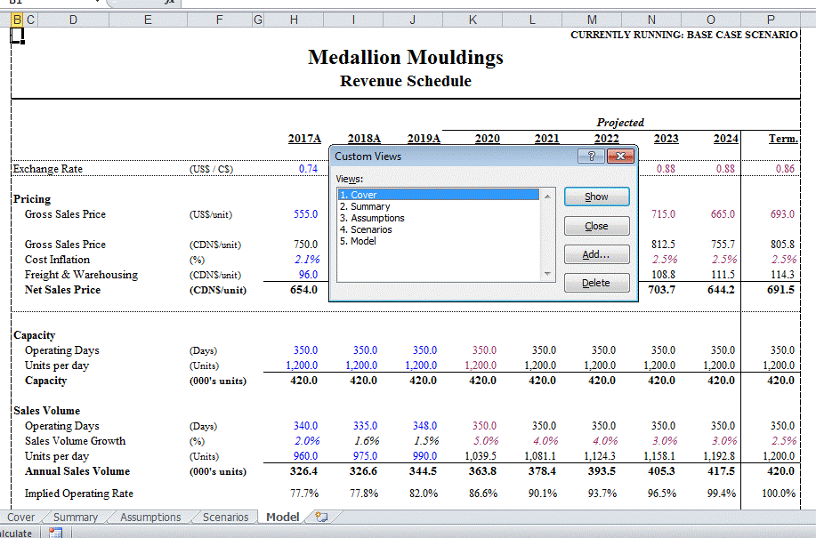 Using Custom Views in Excel to Quickly Change Print Ranges The