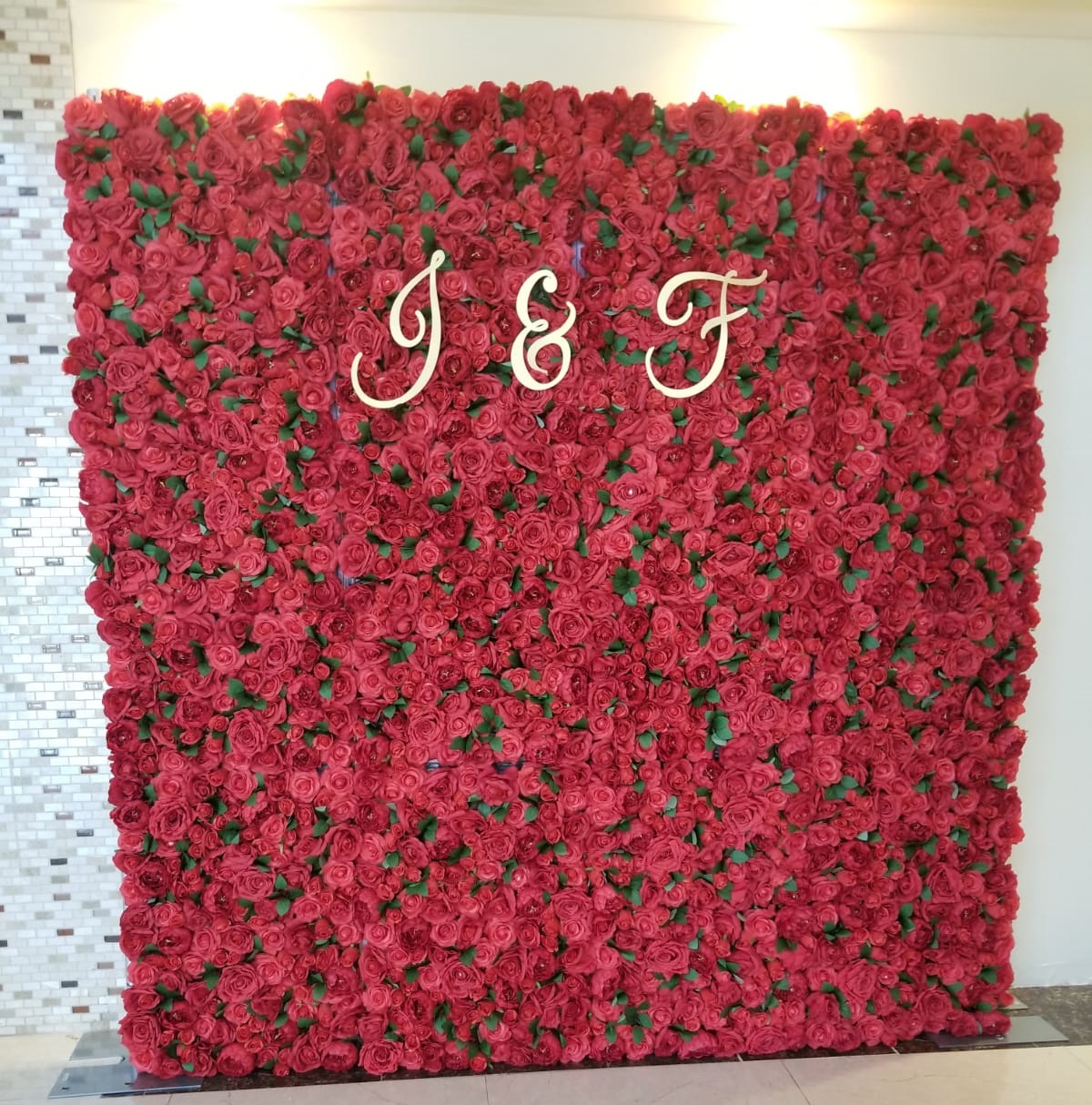 Flower Walls Rental Marquee Lettering