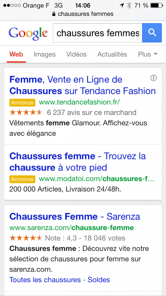 Adword Express Marque Inconnue