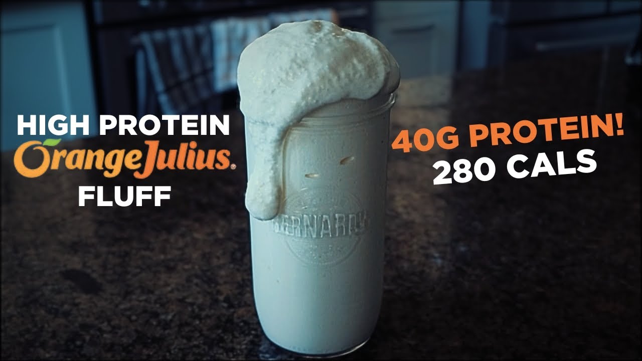 Orange Julius Recipe (HighProtein + LowCalorie)
