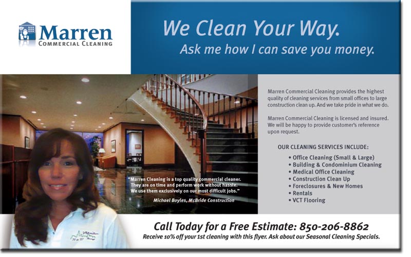 Marren Commercial Cleaning Service Pensacola, Milton, Gulf Breeze FL