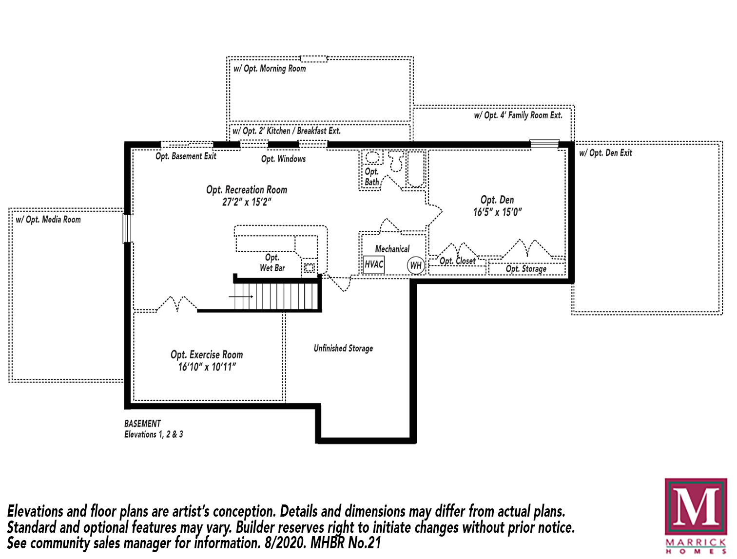 The Augusta Maryland Custom Single Family Marrick Homes