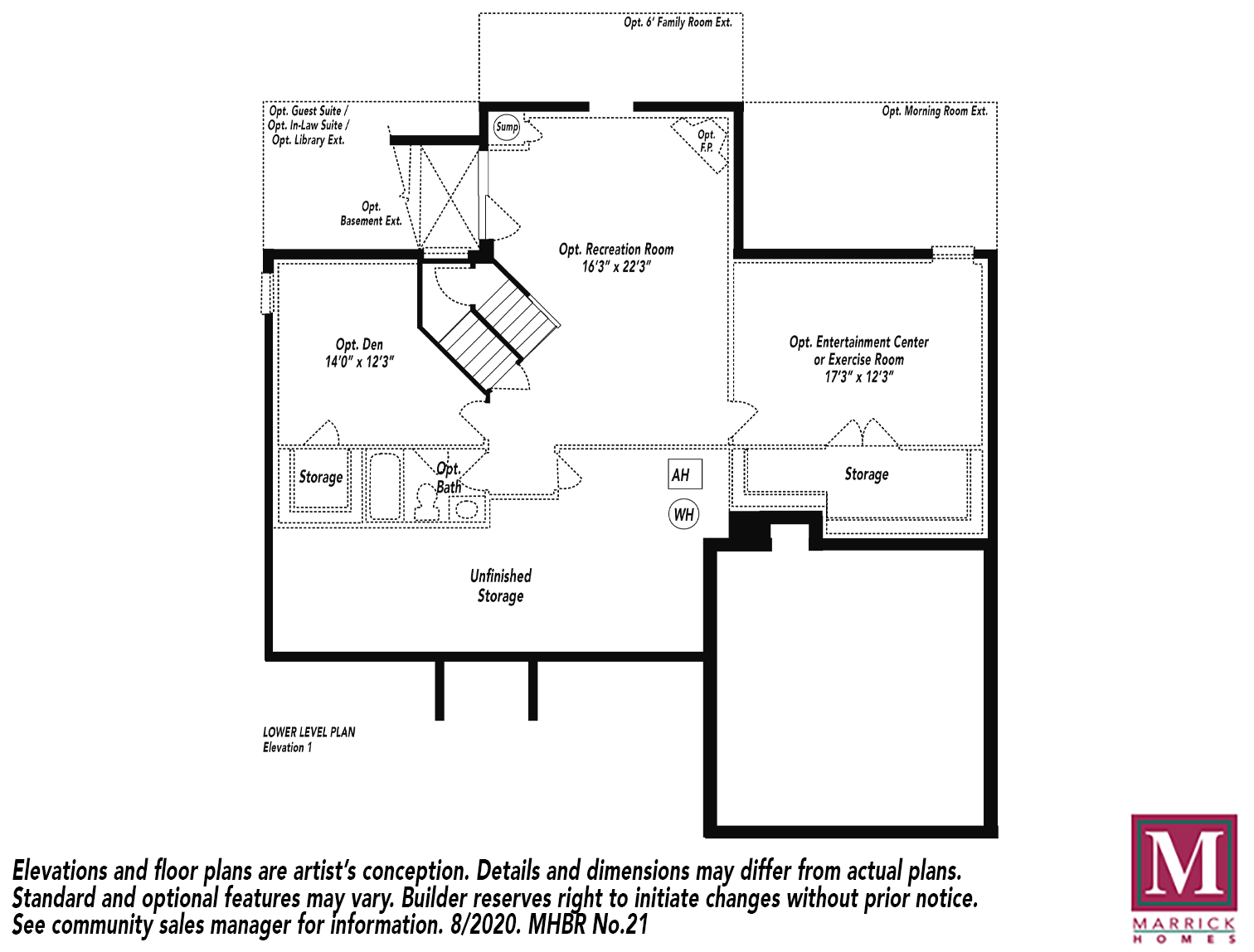 The Pinehurst Maryland Custom Single Family Marrick Homes