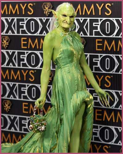 Princess Polly rocked the Green Goblin look at the 2024 Emmy Awards