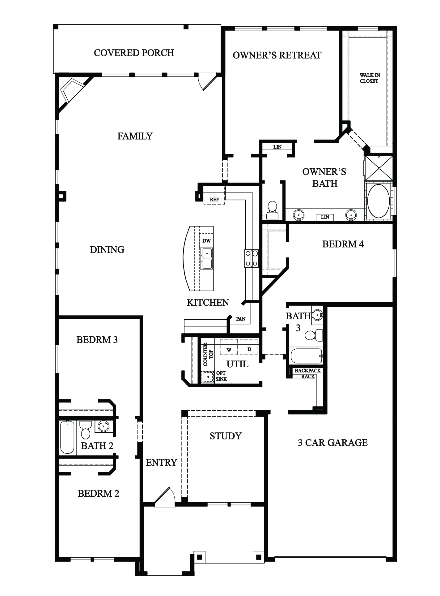 The Sheppard Plan 6682 Floor Plan Friday Marr Team Realty Associates