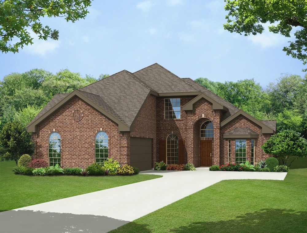 Birchwood by First Texas Homes Floor Plan Friday Marr Team Realty